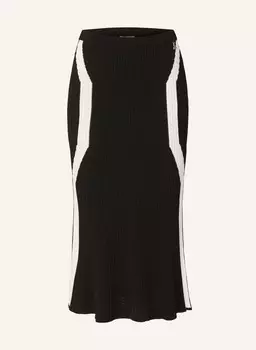 Вязаная юбка Patrizia Pepe, черный