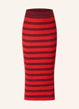 Вязаная юбка Rich&Royal, красный