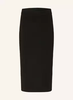 Вязаная юбка свара Van Laack, черный