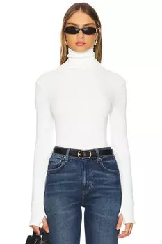 Вязаная водолазка Enza Costa, белый
