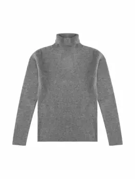 Вязаная водолазка Il Gufo, серый