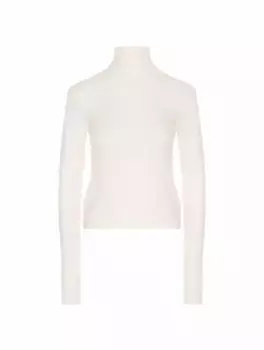 Вязаная водолазка Lvir, белый