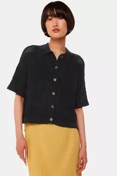 Вязание крючком рубашка Whistles, черный