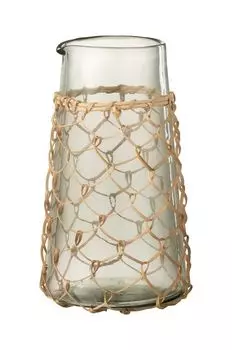 Вязание стеклянного графина J-Line, мультиколор