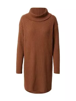 Вязанное платье A Lot Less Isa, шоколад