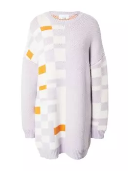 Вязанное платье About You Azurite, фиолетовый/оранжевый