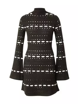 Вязанное платье About You Tinsel, черный