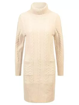 Вязанное платье APART, бежевый