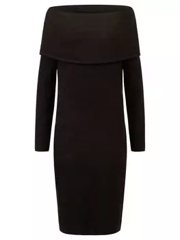 Вязанное платье APART, черный