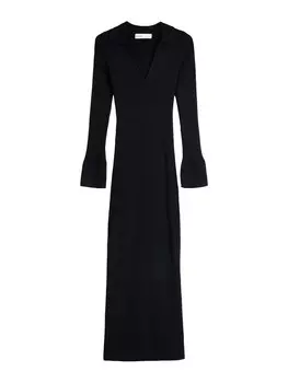 Вязанное платье Bershka, черный