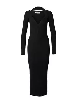 Вязанное платье Edited, черный