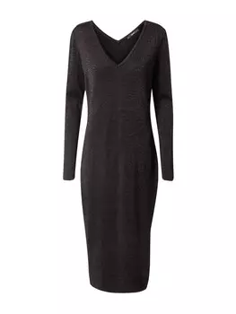 Вязанное платье Esprit, черный