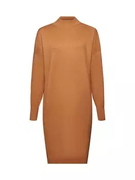 Вязанное платье Esprit, карамель