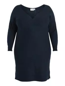 Вязанное платье Evoked CILIA, темно-синий