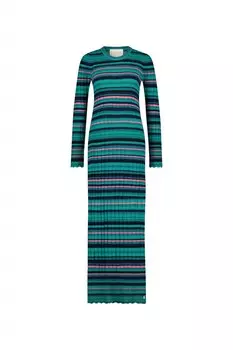 Вязанное платье Fabienne Chapot Banda, нефрит