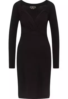 Вязанное платье Faina, черный