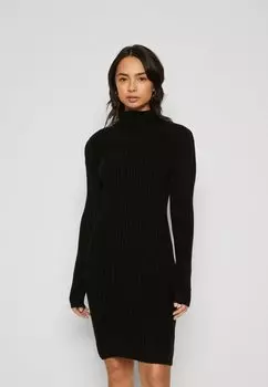 Вязанное платье GAP Petite, черный