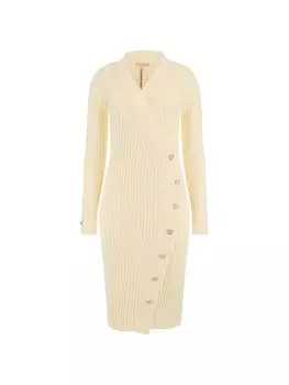 Вязанное платье Guess, белый