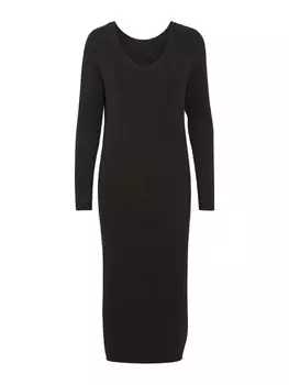 Вязанное платье Ichi KAVA, черный