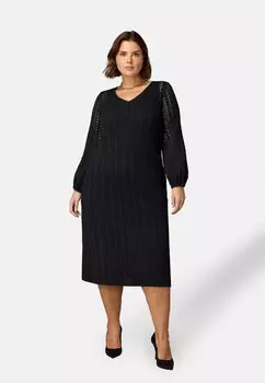Вязанное платье Live Unlimited London, черный