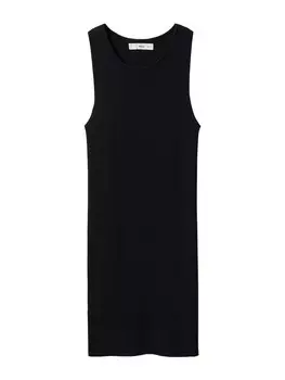 Вязанное платье MANGO HERNAN, черный