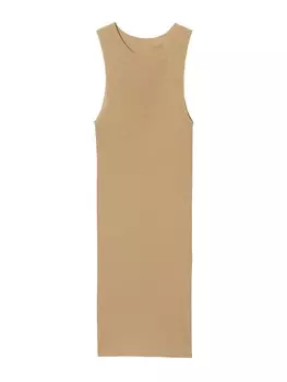 Вязанное платье MANGO Karl, песок