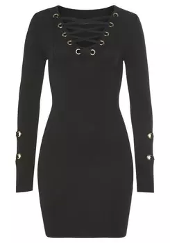 Вязанное платье Melrose, графит