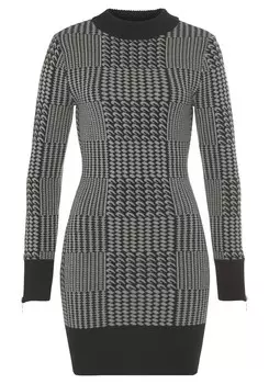 Вязанное платье Melrose, серый