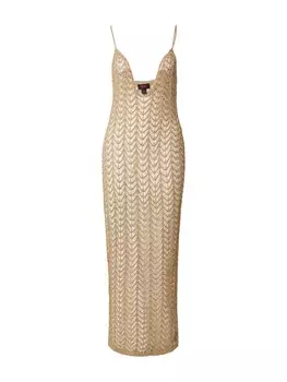 Вязанное платье Misspap, золото