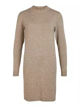 Вязанное платье Object Thess, пестрый коричневый