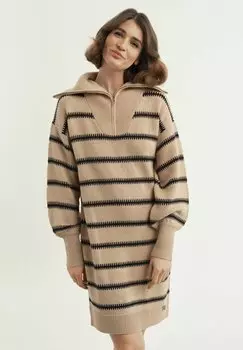 Вязанное платье OCHNIK, бежевый