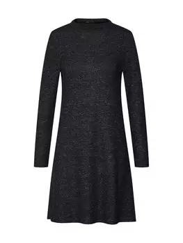 Вязанное платье ONLY KLEO, пестрый черный