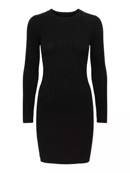Вязанное платье Pieces Crista, черный
