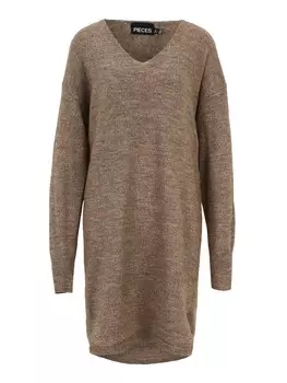 Вязанное платье Pieces JULIANA, светло-коричневый
