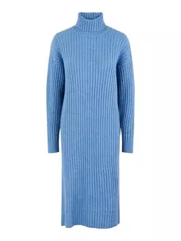 Вязанное платье Pieces Silla, синий