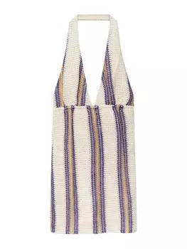 Вязанное платье Pull&Bear, бежевый