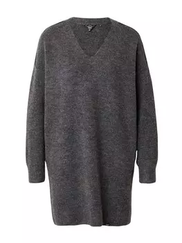 Вязанное платье Superdry, темно-серый