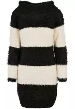 Вязанное платье Urban Classics, кремовый/черный