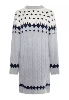Вязанное платье Usha, серый