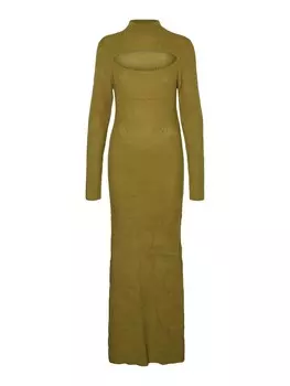 Вязанное платье Vero Moda Kae, оливковый