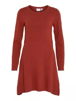 Вязанное платье VILA, красный