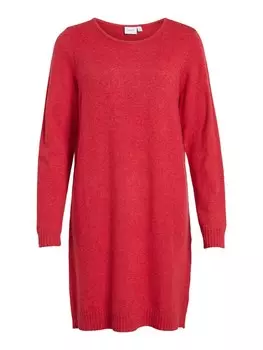 Вязанное платье VILA, красный