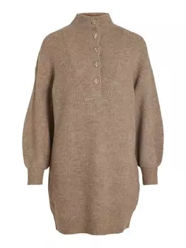 Вязанное платье Vila Leah, замша