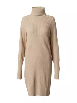 Вязанное платье VILA LOU, бежевый