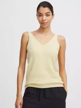 Вязанный топ B.Young, желтый