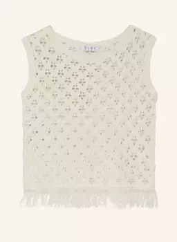 Вязанный топ Elsy, белый