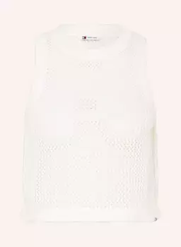 Вязанный топ Tommy Jeans, экрю