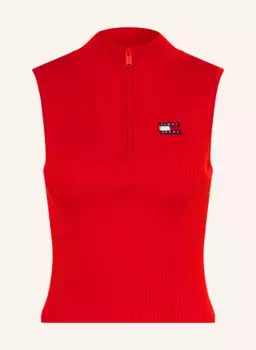 Вязанный топ Tommy Jeans, красный
