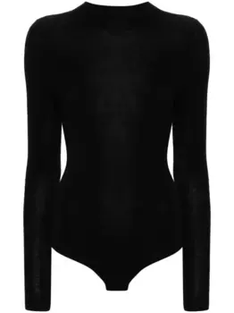 Вязаное боди Eric Bompard, черный