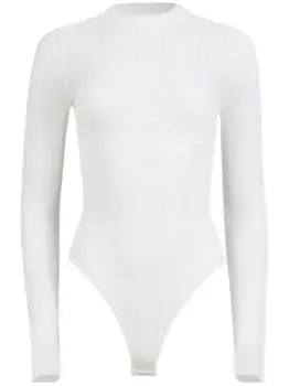 Вязаное боди Fleur Du Mal, белый